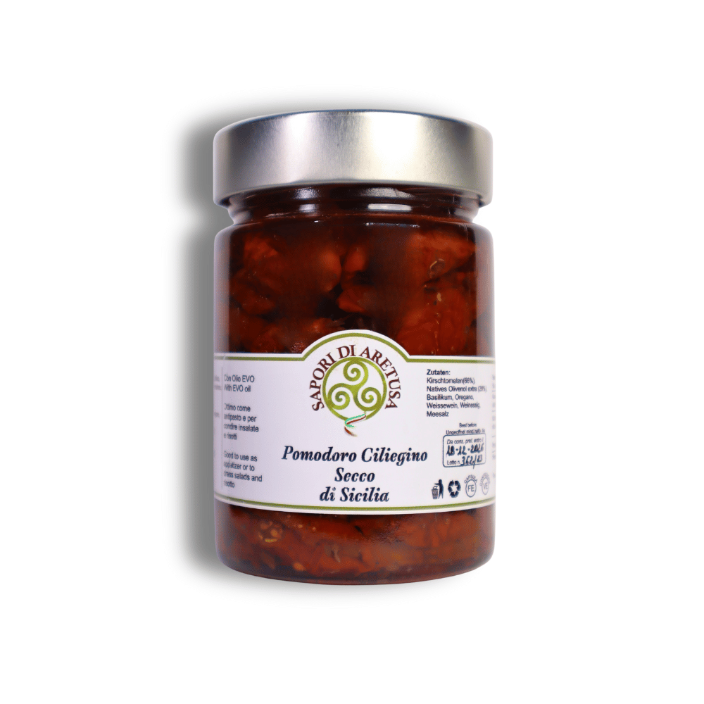 Pomodori ciliegino secchi sott'olio
