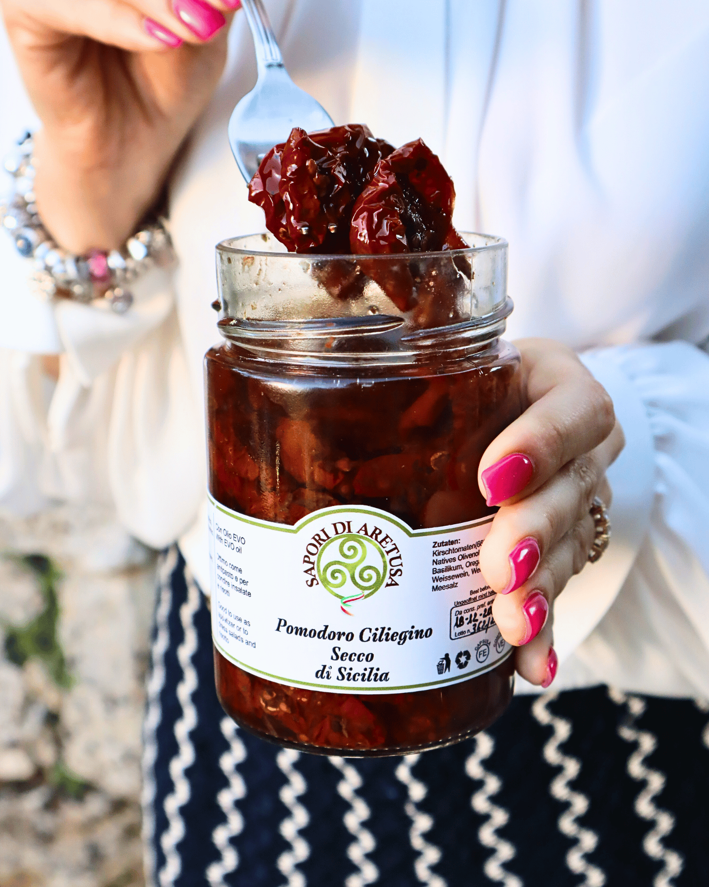 Pomodori ciliegino secchi sott'olio